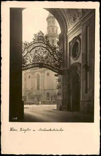 Ansichtskarte Wien Wien, Burgtor Michaeliskirche 1940