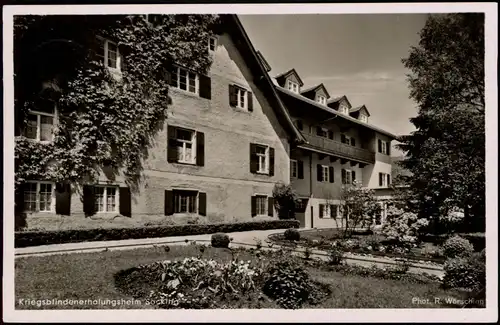 Ansichtskarte Söcking-Starnberg Kriegsblindenerholungsheim 1940