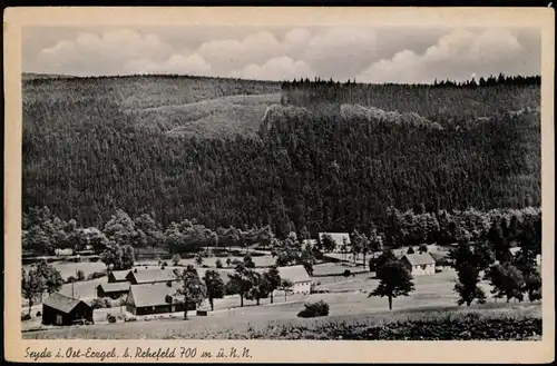 Ansichtskarte Hermsdorf (Ost-Erzgebirge) Gaststätte Zwergbaude 1943
