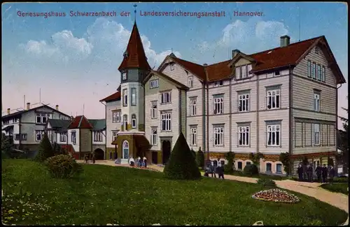 Clausthal-Zellerfeld Genesungshaus Schwarzenbach der LV Hannover. 1921