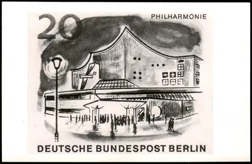 Tegel-Berlin Briefmarke  mit Sonderstempel Flughafen Tegel Airport 1966