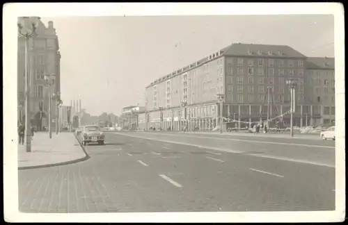 Ansichtskarte Dresden Straßen Ansicht Innenstadt-Ansicht Fotokarte 1960