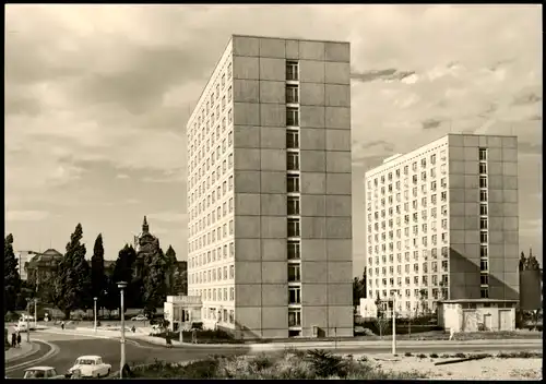 Ansichtskarte Dresden Dresden Hotel Tourist zur DDR-Zeit 1962