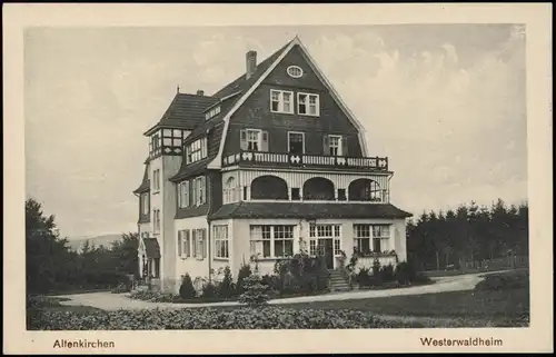 Ansichtskarte Altenkirchen (Westerwald) Westerwaldheim 1920