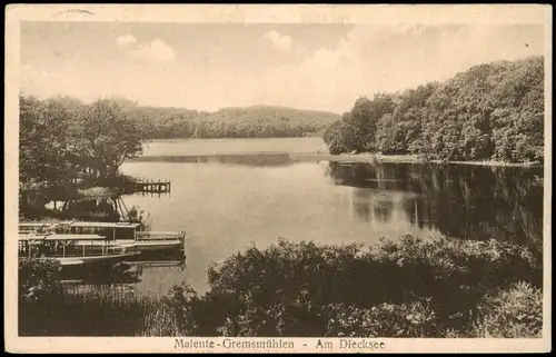 Bad Malente-Gremsmühlen-Malente Dicksee Schiffe - Anlegestelle 1934