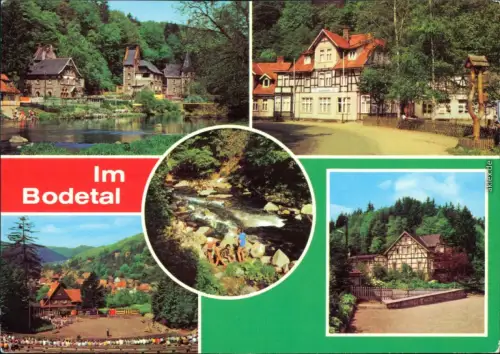 Treseburg Halde, FDGB-Ferienheim Luppbode, Altenbrak - Waldbühne  1981