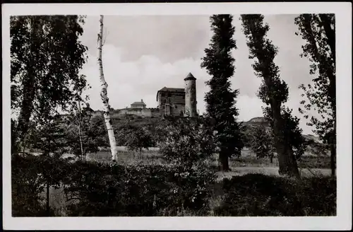 Postcard Ráby Burg Kunetitzer Berg / Hrad Kunětická Hora 1942