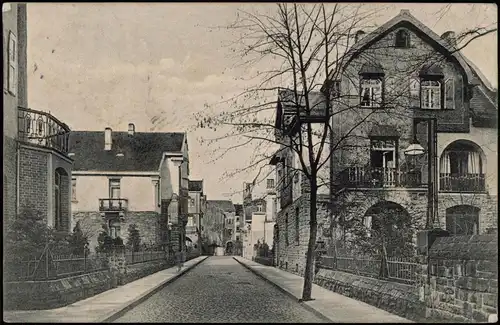 Ansichtskarte Karlsruhe Baischstrasse 1906