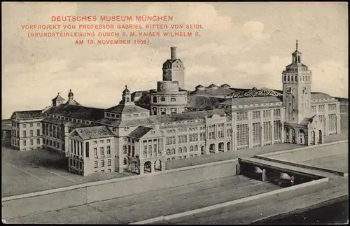 Ansichtskarte München Deutsches Museum - Modell 1906