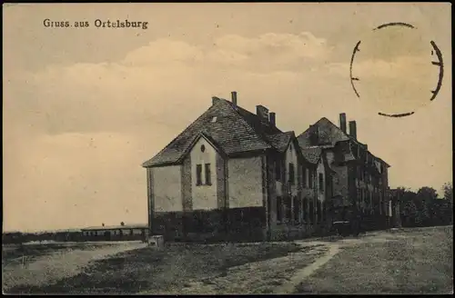 Postcard Ortelsburg (Ostpreußen) Szczytno Stadtpartie 1916