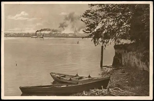 Ansichtskarte Konstanz Panorama-Ansicht Blick vom Ufer beim Jakob 1913