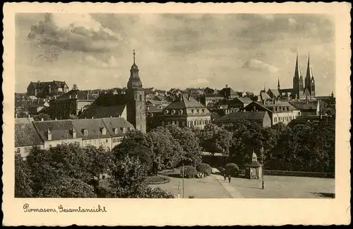 Ansichtskarte Pirmasens Stadtpartie 1938