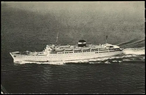 Ansichtskarte  Schiffe Dampfer Steamer Paquebot Kairoun Luftbild 1951