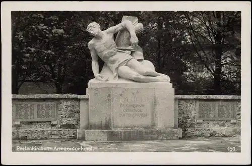 Ansichtskarte Partenkirchen-Garmisch-Partenkirchen Kriegerdenkmal 1930