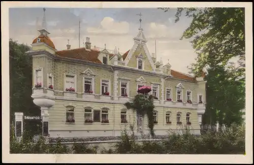 Trentschin-Teplitz Trenčianske Teplice Trencsénteplic Vila Salvator. 1913