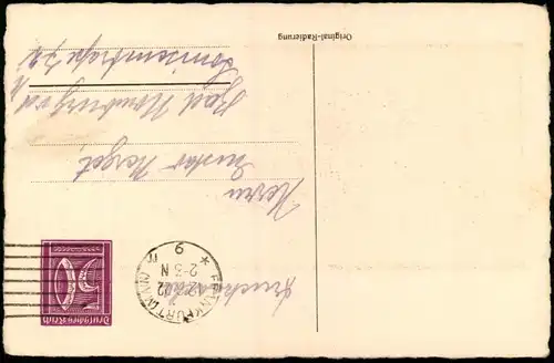 Frankfurt am Main Stadt, Philatelisten Tag 1923  Drucksache Ziffern