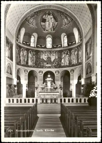 Ansichtskarte Romanshorn Kath. Kirche 1959