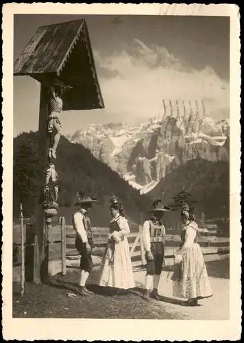 .Trentino-Südtirol Gruppo delle Dolomiti Val Gardena, Motivo di Selva 1939