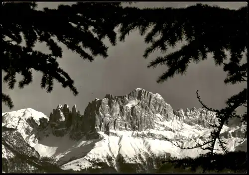 .Trentino-Südtirol Dolomiten Il Catinaccio m.2981 da Bolzano 1960