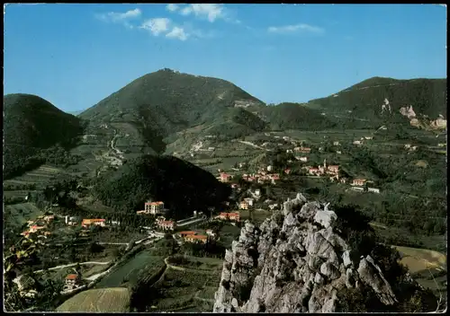 .Ligurien Liguria COLLI EUGANEI Panorama verso Teolo da Rocca Pendice 1969
