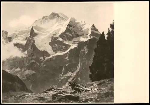 Kunst-AK Edward Harrison Compton "Berner Oberland" München Deutschen Kunst 1950