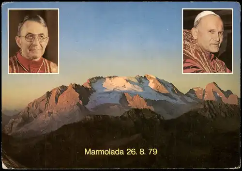 Cartoline .Trentino-Südtirol Dolomiten Dolomiti porträt Geistiche 1979