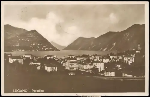 Ansichtskarte Paradiso Lugano Paradiso 1924