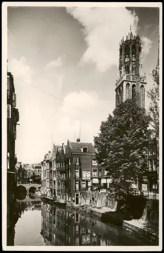 Postkaart Utrecht Utrecht Oude Gracht (Lichtegaard) 1940