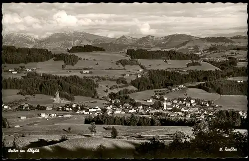 Weiler im Allgäu-Weiler-Simmerberg Panorama Ansicht Weiler im Allgäu 1960