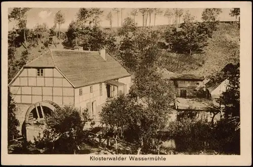 Ansichtskarte Templin Klosterwalder Mühle - Uckermark 1913