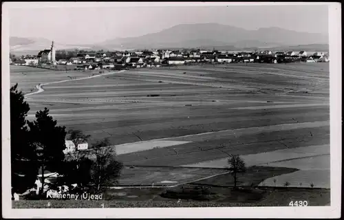 Steinkirchen Kamenný Újezd Blick auf die Stadt - Bz Budweis 1942