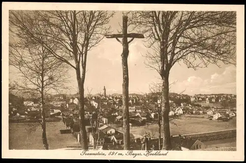 Ansichtskarte Traunstein Panorama-Ansicht 1930