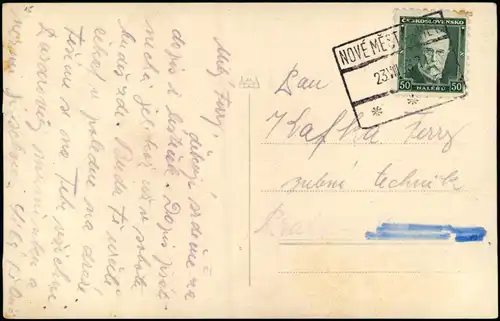 Neustadt an der Mettau Nové Město nad Metují Partie an der Stadt 1933