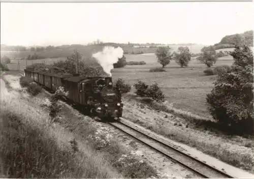 Schmalspurbahn Putbus-Göhren zwischen Serams und Seelvitz 1971/1985