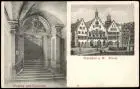 Ansichtskarte Frankfurt am Main Römer und Eingang zum Kaisersaal 1909