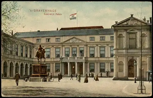 Postkaart Den Haag Den Haag S-GRAVENHAGE Koninklijk Paleis 1905