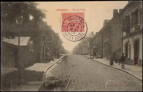 CPA Gueugnon Rue de Pont 1905