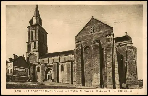 Meria (Korsika) LA SOUTERRAINE (Creuse) Eglise N. Dame St André  1920