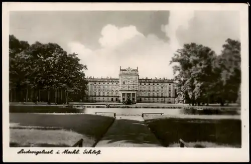 Ansichtskarte Ludwigslust Schloss (Castle Buildung) 1950