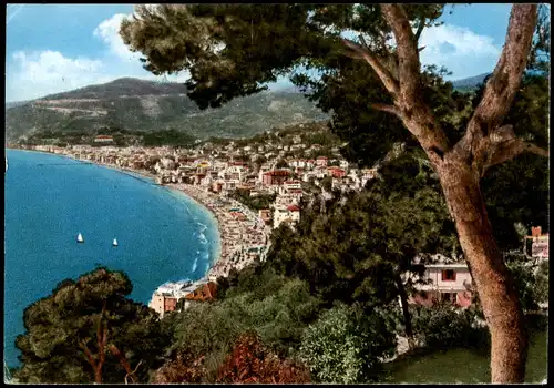 Cartoline Alassio Panorama-Ansicht Vue générale General view 1970