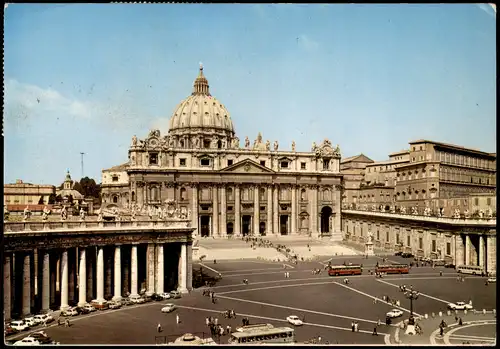 Postcard Vatikanstadt Rom Basilica di San Pietro Peterskirche 1979
