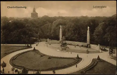 Ansichtskarte Charlottenburg-Berlin Luisenplatz 1913