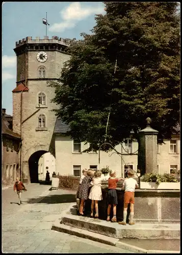 Wunsiedel (Fichtelgebirge) Stadtteilansicht Partie am Koppetentor 1982