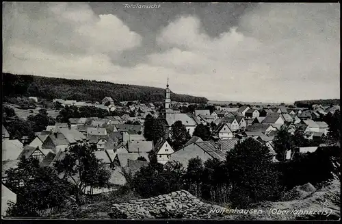 Ansichtskarte Wolfenhausen-Weilmünster (Taunus) Stadtpartie 1937