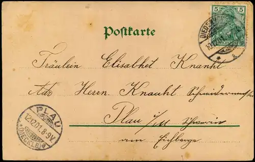 Künstlerkarte: Gemälde / Kunstwerke Keine Rose ohne Dornen 1901