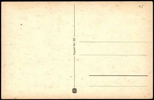 Neujahr Sylvester New Year "Grad aus dem Wirtshaus komm' ich heraus" 1950