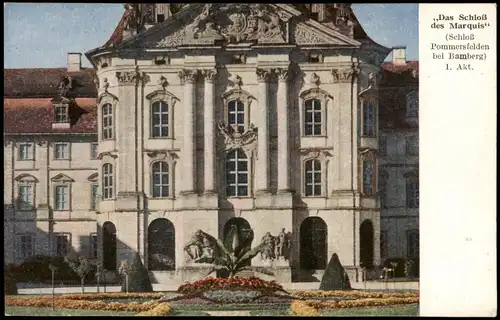 Ansichtskarte Pommersfelden Schloss aus Film Verdugo 1922