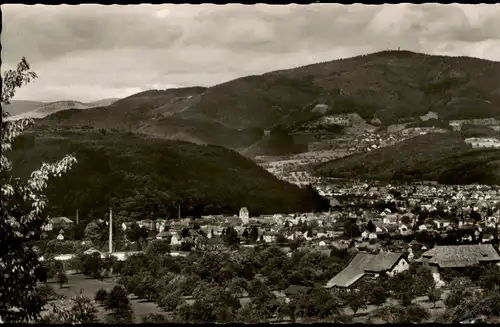 Ansichtskarte Schopfheim Panorama-Ansicht 1958