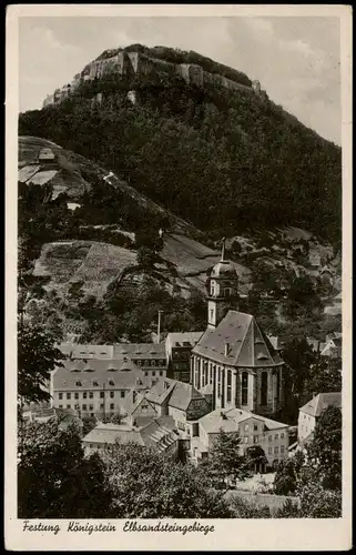 Königstein (Sächsische Schweiz) Festung Königstein Elbsandsteingebirge 1943