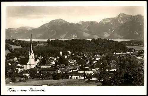 Ansichtskarte Prien Panorama Prien am Chiemsee 1939